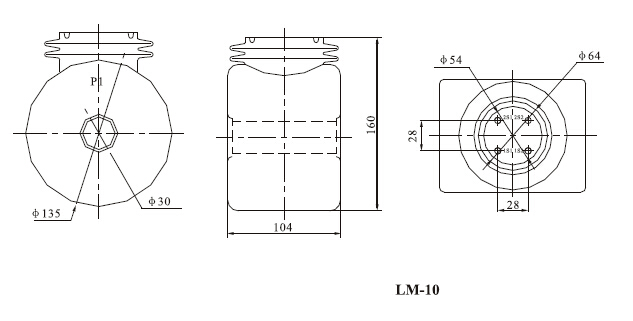 LM-6、10电流互感器外形尺寸