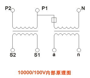 JLDZ-6、10R单相组合互感器接线原理