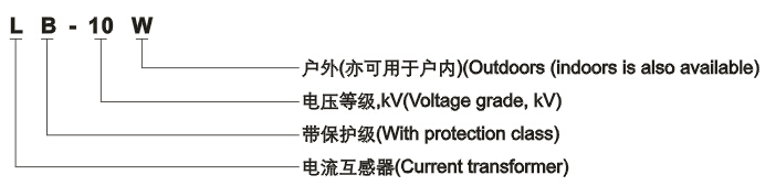LB-10W电流互感器型号含义